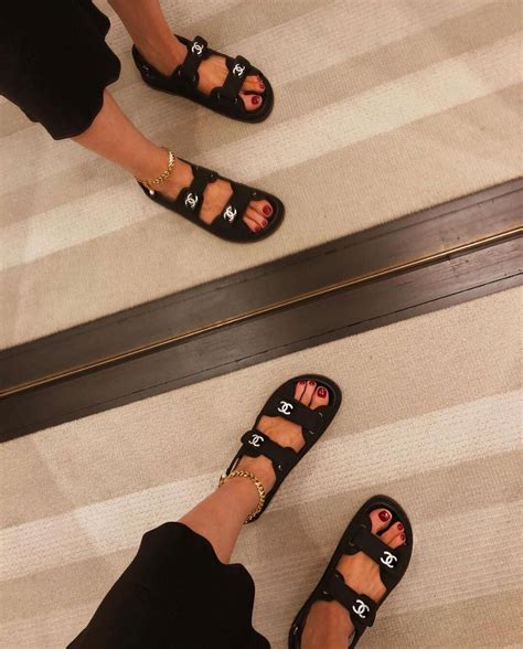 sandali chanel|chanel suede sandals.